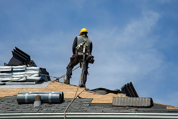 Professional Flat Roof Repair technician working in Rancho Santa Fe, CA